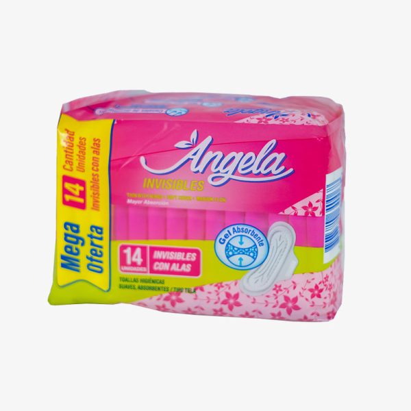 TOALLA   HIGIENICA ANGELA INVISIBLE X14 UNDS