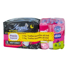 KIT ANGELA NOCTURNA X8 + INVISIBLE X8 UNDS