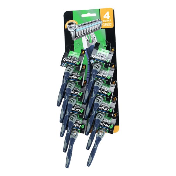 MAQUINA  SCHICK QUATRO 10 UNIDADES