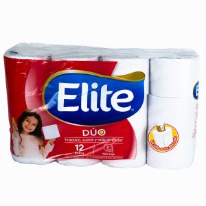 PAPEL HIGIENICO ELITE DUO   4X12