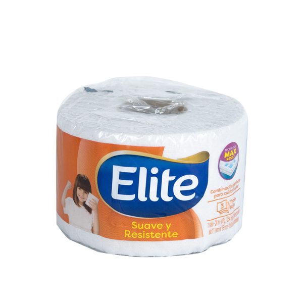 PAPEL HIGIENICO ELITE SUAVE Y RESISTENTE   1X24