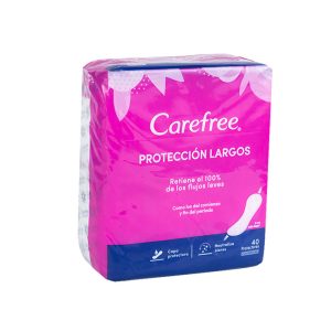 PROTECTORES  CAREFREE LARGO  40 UNIDADES