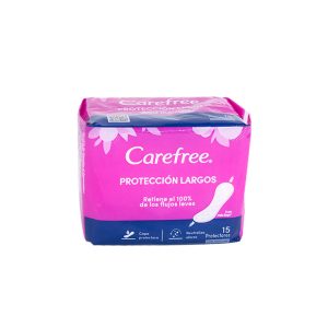 PROTECTORES CAREFREE LARGO  15 UNIDADES