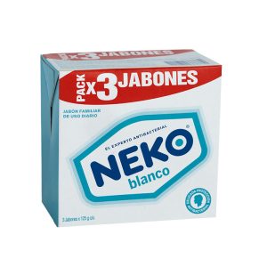 JABON  NEKO BLANCO  3 UNIDADES