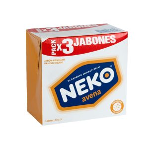 JABON NEKO AVENA  3 UNIDADES
