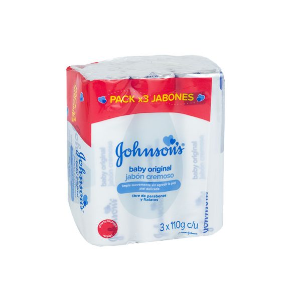 JABON JOHNSON BABY ORIGINAL 3 UNIDADES