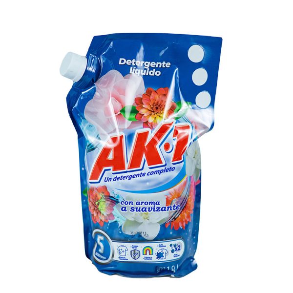 DETERGENTE LIQUIDO  AK-1   SUAVIZANTE   1800 ML