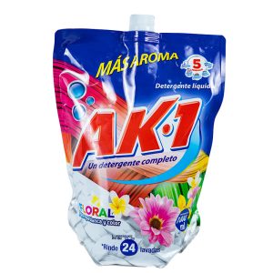 DETERGENTE LIQUIDO  AK-1 FLORAL  1800 ML