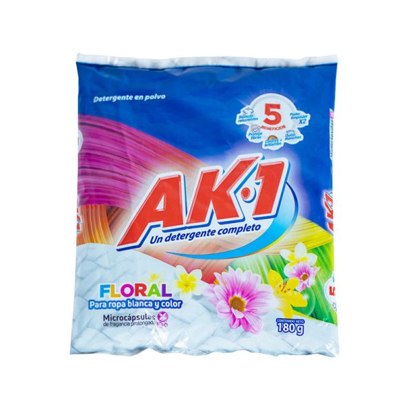 DETERGENTE AK1 FLORAL   180  GR