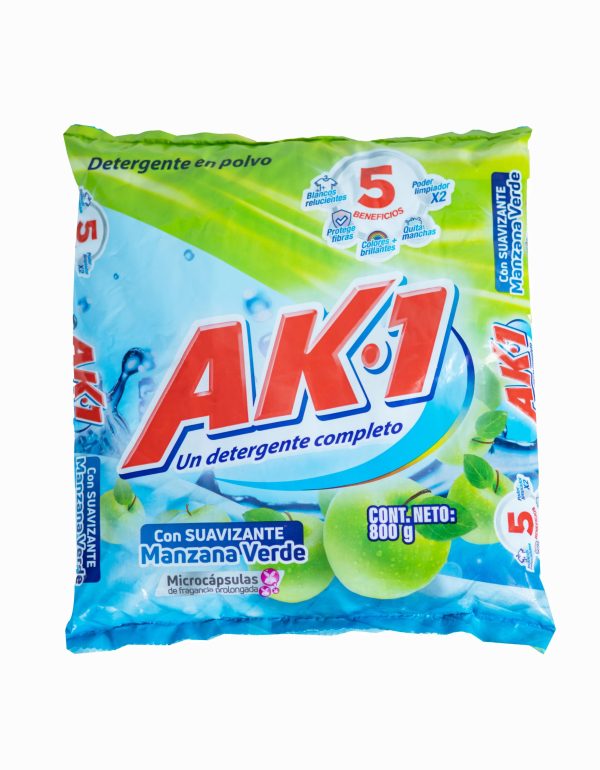 DETERGENTE AK1 MANZANA  800 GR