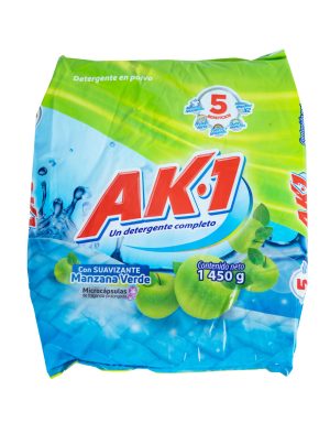 DETERGENTE  AK1 MANZANA   1450 GR