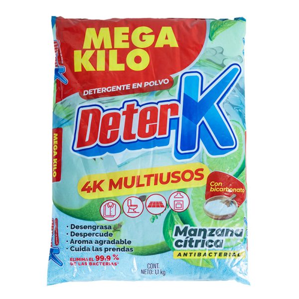 DETERGENTE  4K MANZANA ANTIBACTERIAL   1100 GR