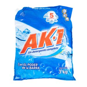 DETERGENTE AK1 PODER BARRA  3000 GR