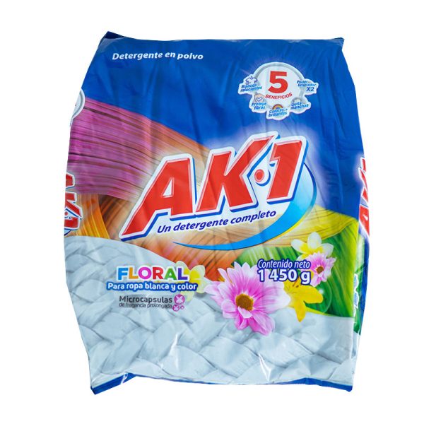 DETERGENTE AK1 FLORAL  1450 GR