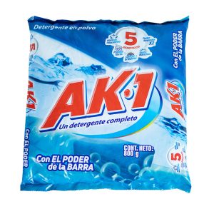 DETERGENTE  AK1 PODER BARRA  800 GR