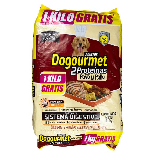 DOGOURMET PAVO Y POLLO 9 KG