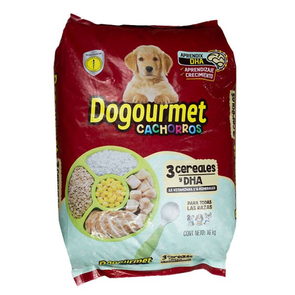 DOGOURMET CACHORROS 3 CEREALES 16 KG