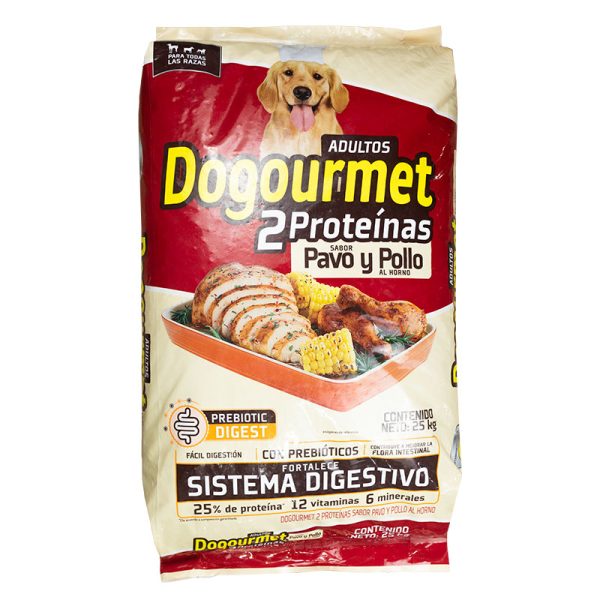 DOGOURMET PAVO Y POLLO 25 KG