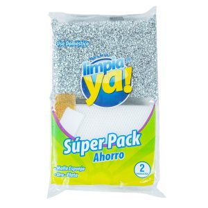 SUPER PACK ESPONJA MALLA+OROPLATA