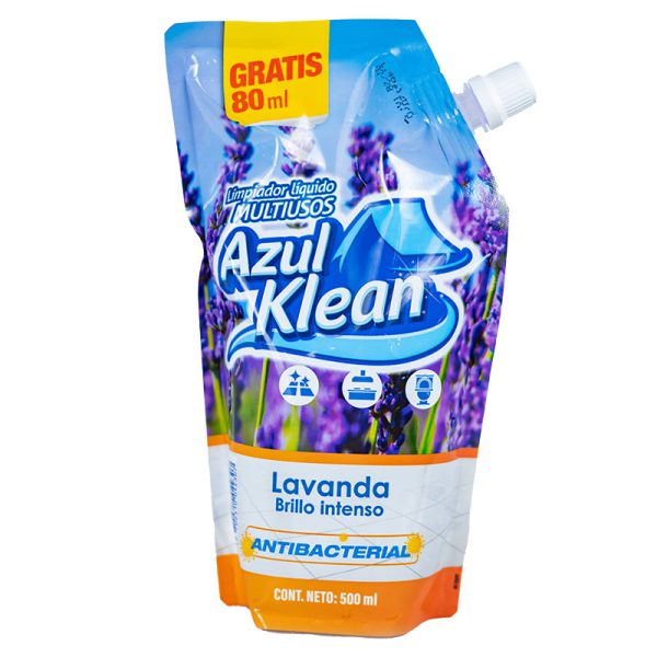 AZUL KLEAN LAVANDA BRILLO  500 ML