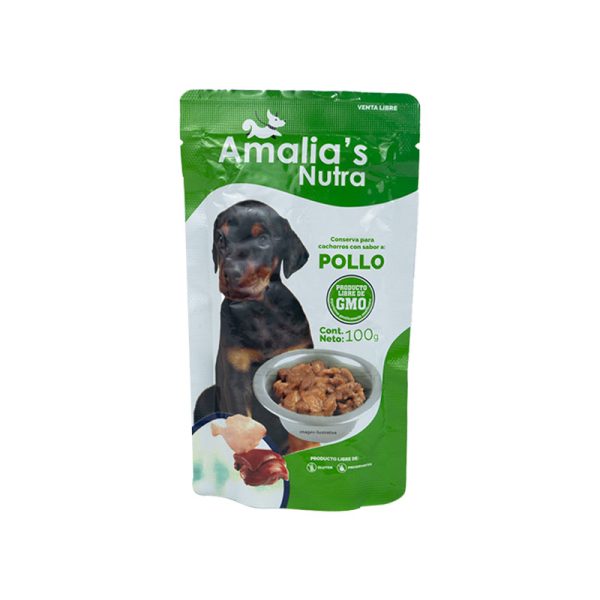 AMALIA'S CACHORRO SABOR A POLLO 100 GR
