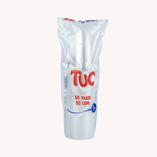 VASO 7 OZ TRASLUCIDO TUC  50 UND