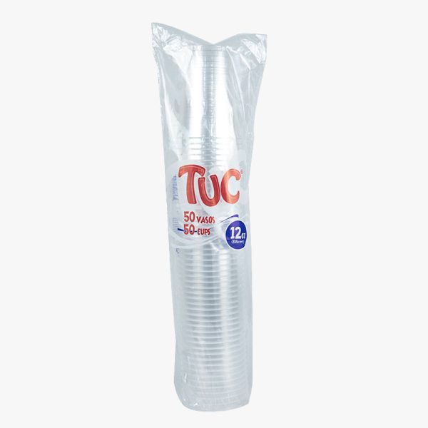 VASO 12 OZ TRASLUCIDO  TUC  50 UND