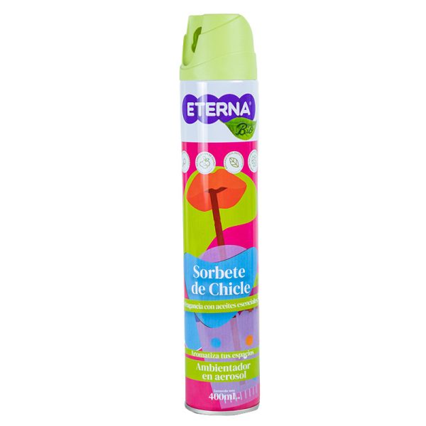 AMBIENTADOR ETERNA AEROSOL SORBETE DE CHICLE 400 ML