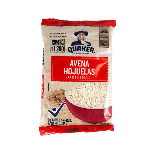 AVENA QUAKER HOJUELA  115 GR