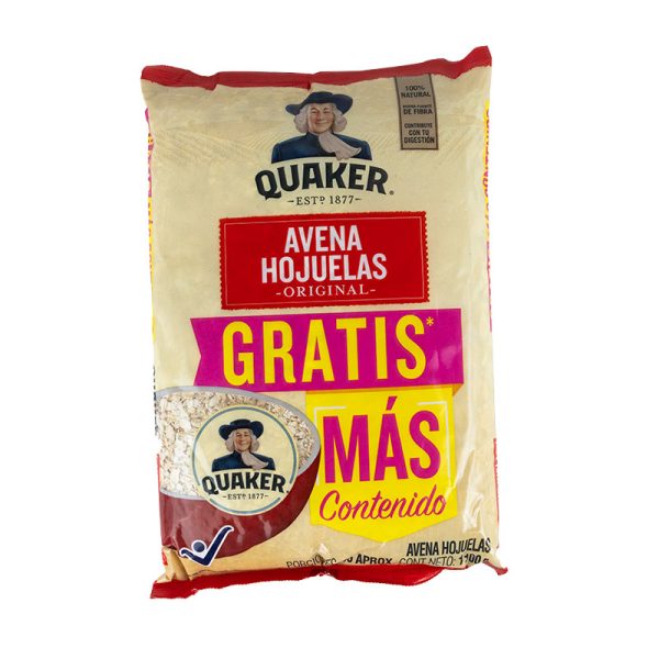 AVENA QUAKER HOJUELA  1100 GR