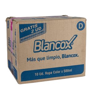 BLANCOX ROPA COLOR 10X500 ML + 2 BLANQUEADOR PODER NATURAL