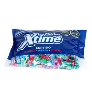 XTIME CHICLE SURTIDA CAN-MEN-SAN