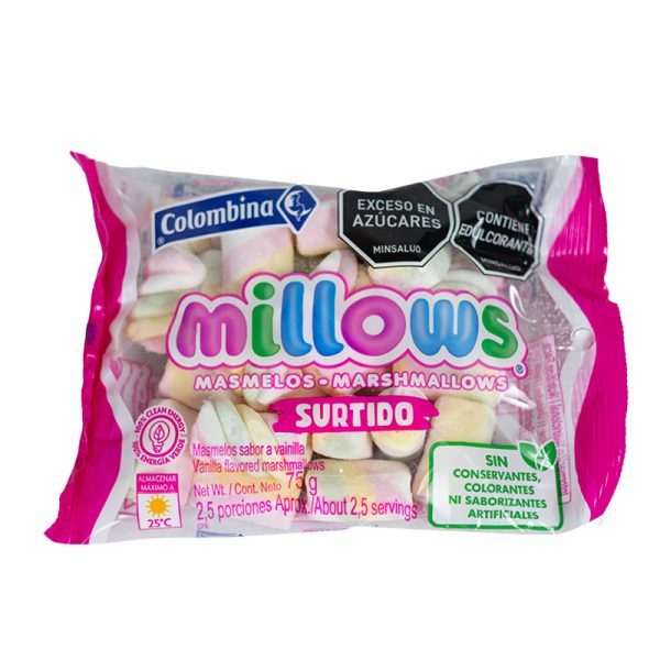 MILLOWS SURTIDOS 75 GR