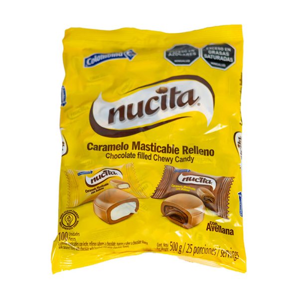 NUCITA CARAMELO MASTICABLE RELLENO