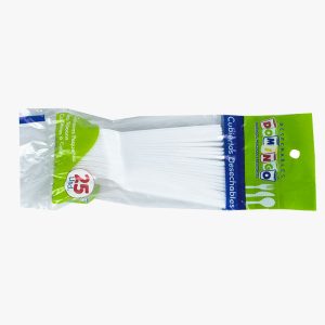 CUCHARA PEQUEÑA BLANCA DOMINGO  25 UND