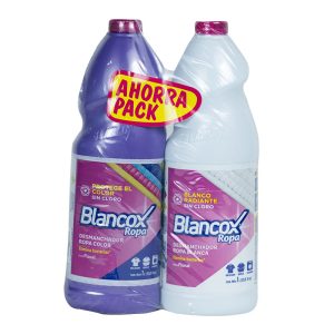 BLQUEADOR BLANCOX DESMANCHADOR BLANCO 1000 ML +DESMANCHADOR BLANCOX ROPA COLOR 1000 ML