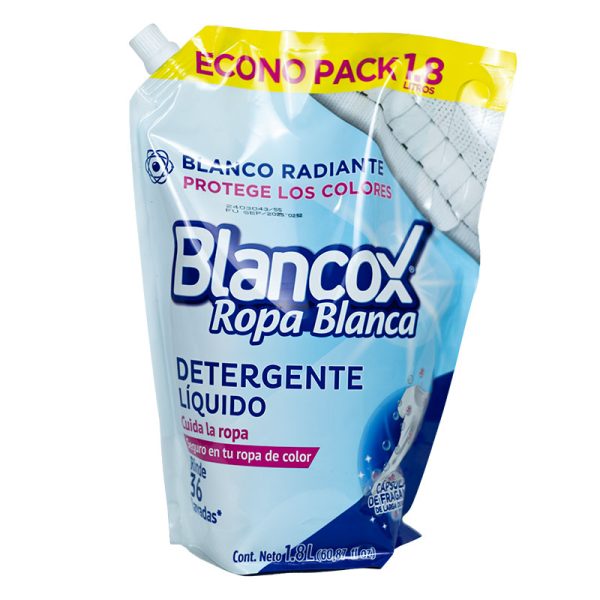 BLANCOX DETERGENTE LIQUIDO ROPA BLANCA 1800 ML