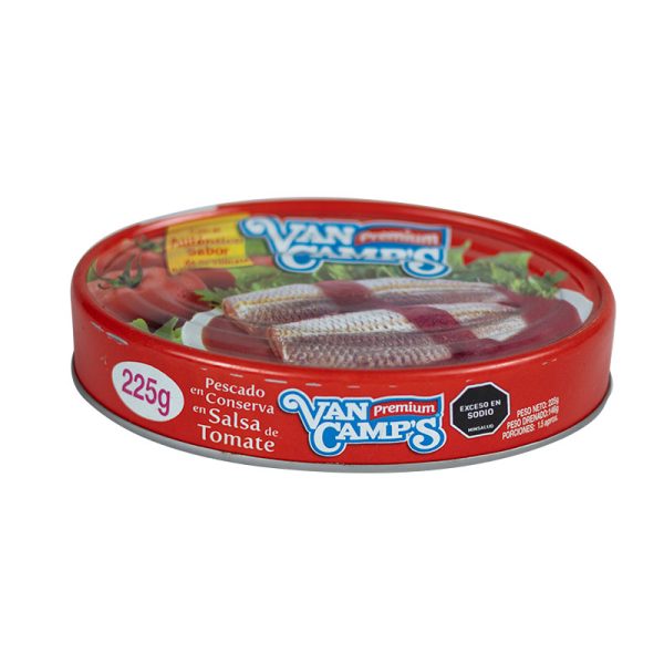 PESCADO EN CONSERVA VANCAMPS TOMATE  225 GR