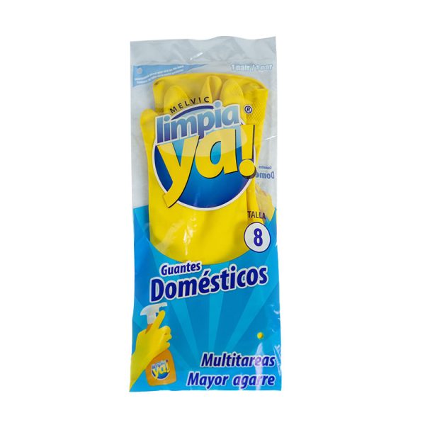 GUANTE LIMPIAYA AMARILLO TALLA 8