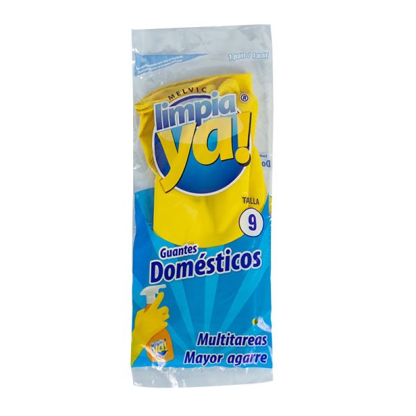 GUANTE LIMPIAYA AMARILLO TALLA 9