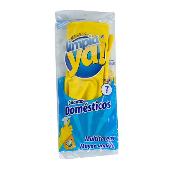 GUANTE LIMPIAYA AMARILLO TALLA 7