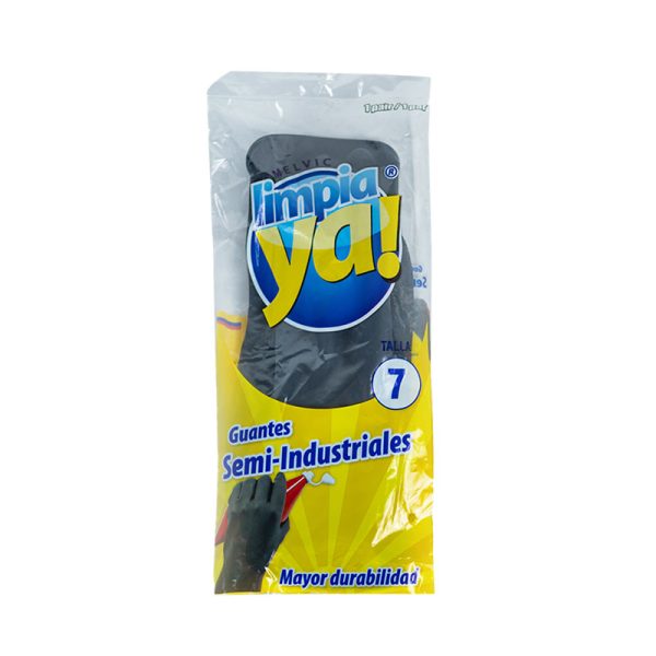 GUANTE LIMPIAYA NEGRO TALLA 7