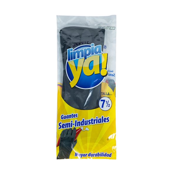 GUANTE LIMPIAYA NEGRO TALLA 7.5