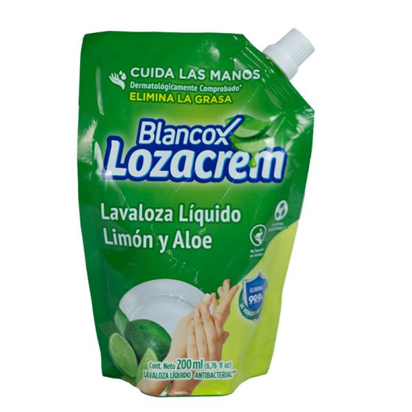 LOZACREM LIQUIDO LIMON DOYPACK 200 ML