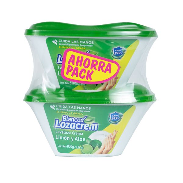 CREMA LAVALOZA LOZACREM LIMON 850 G X2