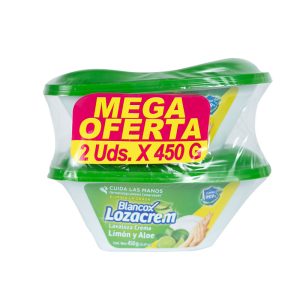 CREMA LAVALOZA LOZACREM DUOPACK  LIMON 450G