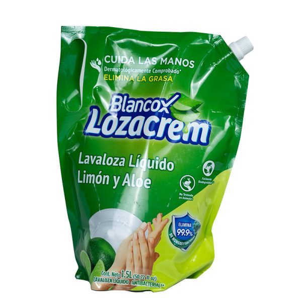 LOZACREM LIQUIDO DOYPACK LIMON   1500 ML