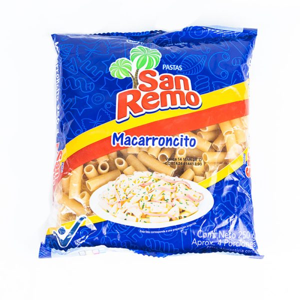 SAN REMO MACARRONCITOS  250 GR
