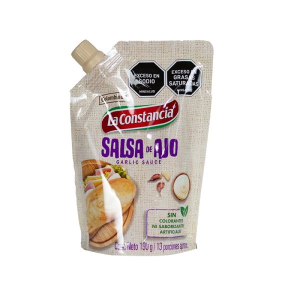 SALSA DE AJO   190 GR
